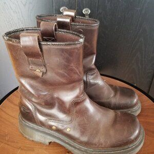 Fantastic Dr Martens "Dryden" boots. Dark brown. Size 8 W/ 7 M. Price firm.